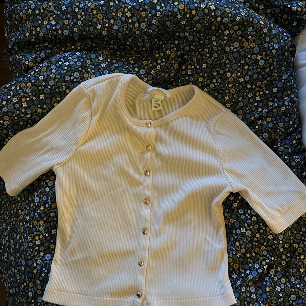 Cream Button-Up Shirt